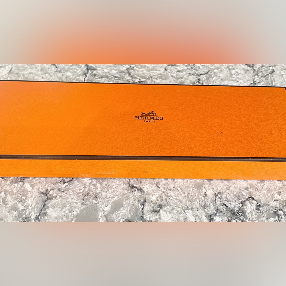 ✨Hermes✨ Orange Logo Jewelry Box